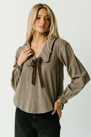 Romy Gingham Blouse