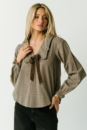 Romy Gingham Blouse