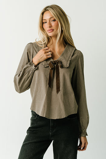Romy Gingham Blouse