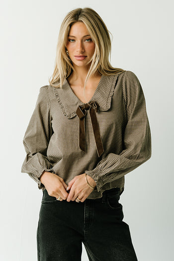 Romy Gingham Blouse