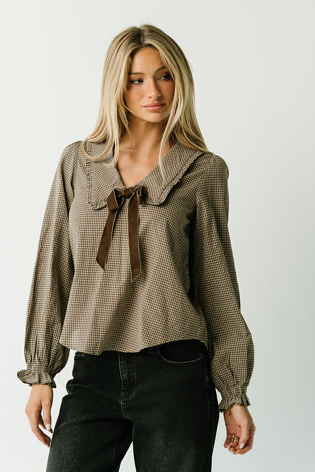 Romy Gingham Blouse