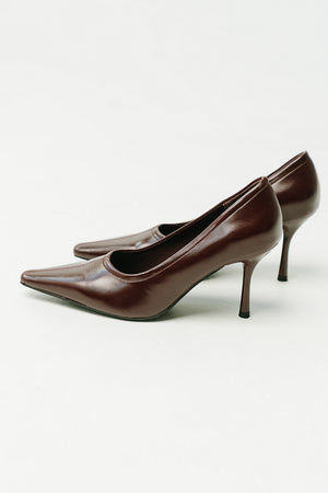Steve Madden Hexx Stiletto Pump in Wine