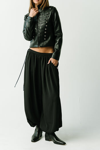 Analia Balloon Pants in Black