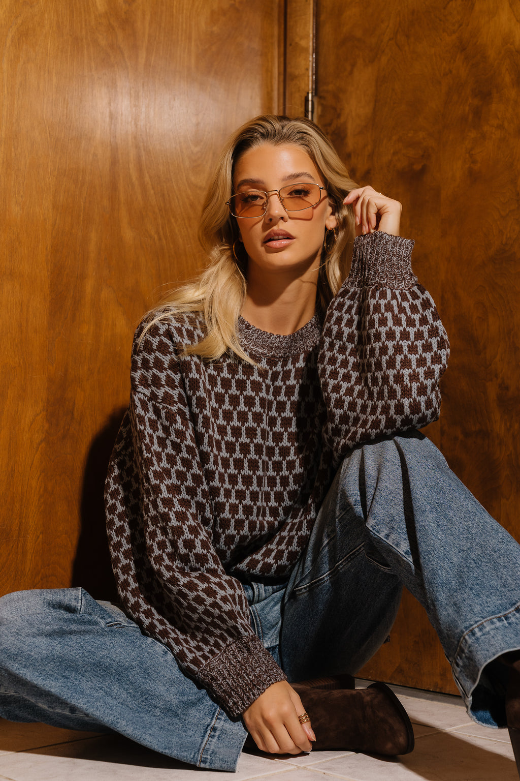 Wilder Geometric Sweater