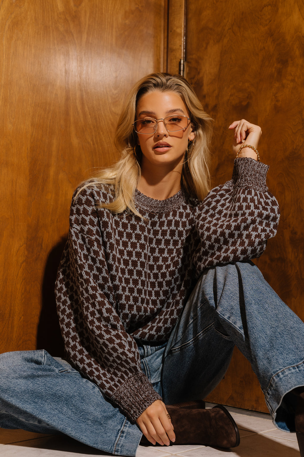 Wilder Geometric Sweater