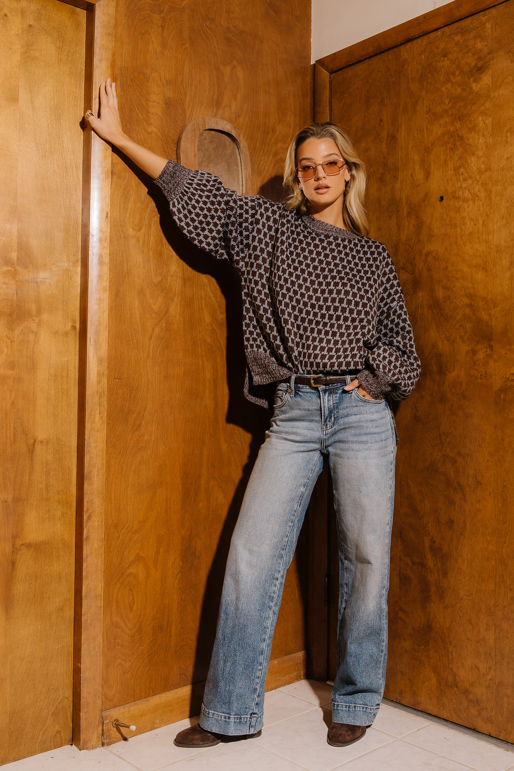 Wilder Geometric Sweater