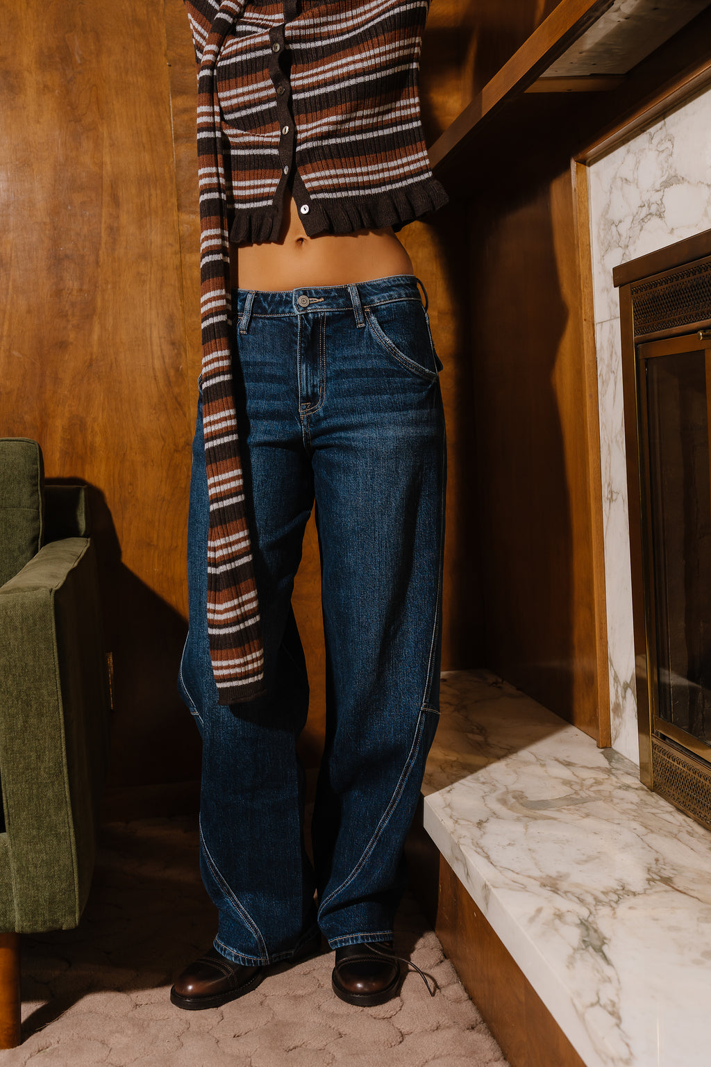Baylie High Rise Barrel Jeans