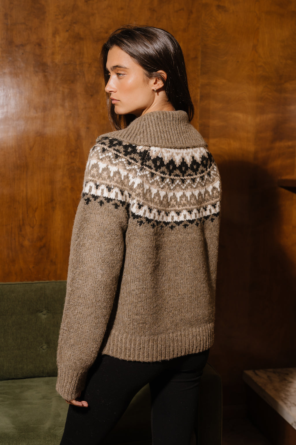 Nia Half Zip Sweater