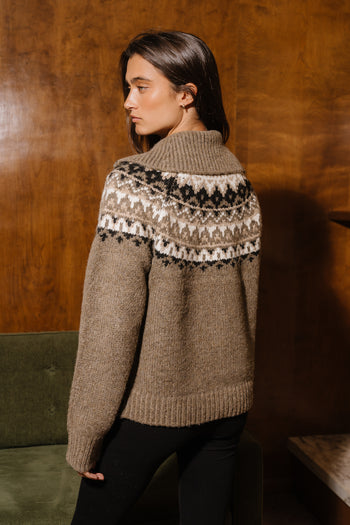 Nia Half Zip Sweater