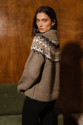 Nia Half Zip Sweater