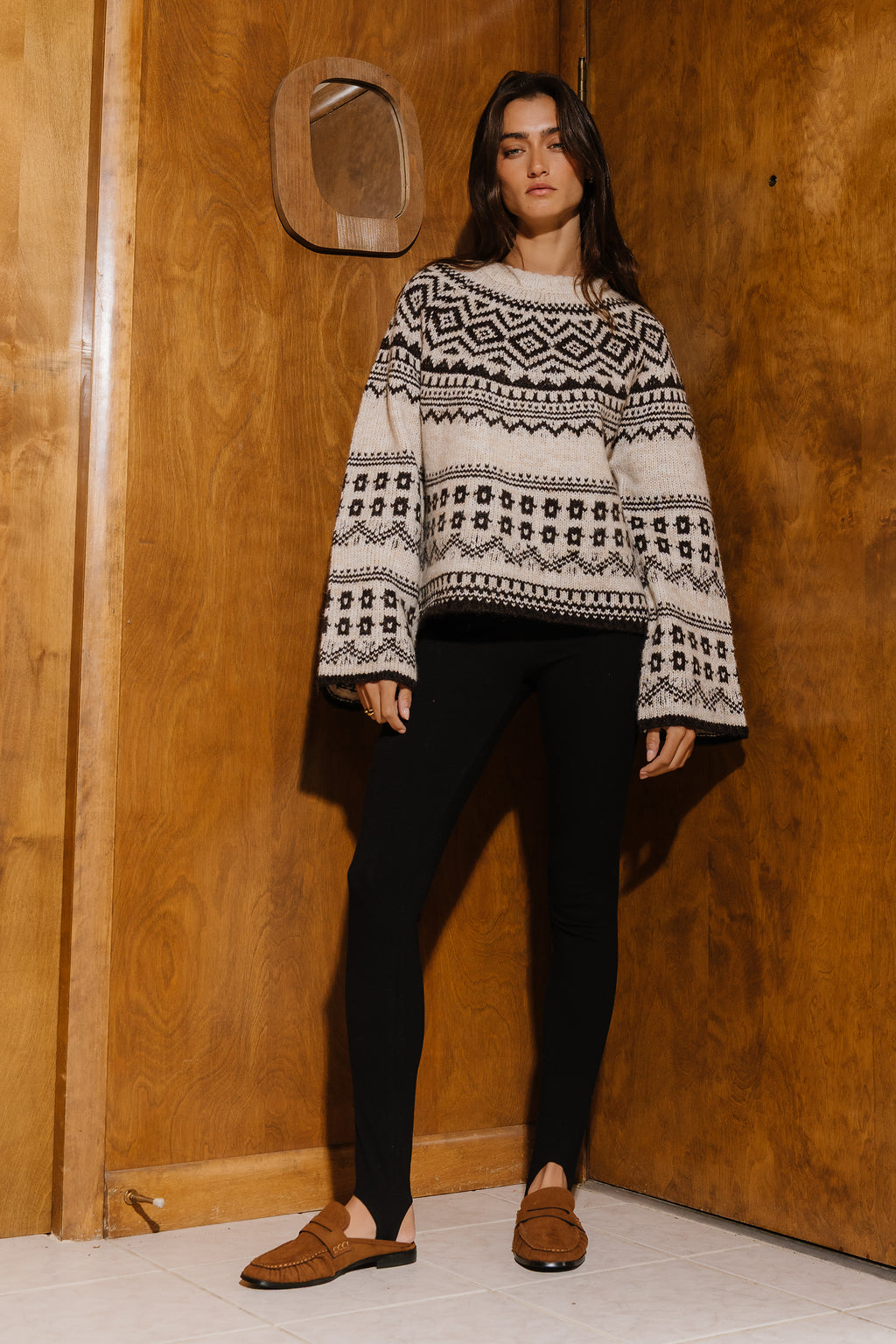 Merritt Geometric Sweater