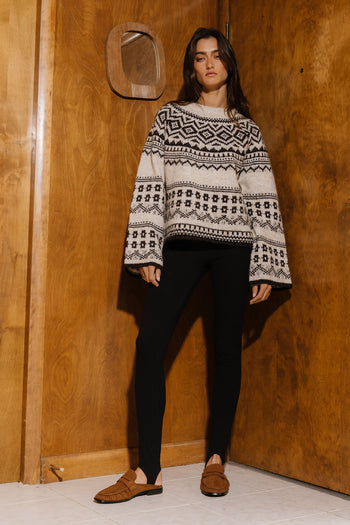 Merritt Geometric Sweater