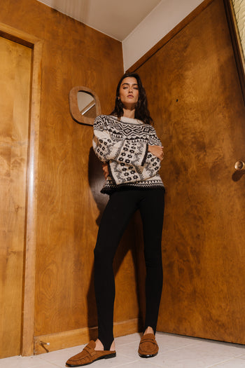 Merritt Geometric Sweater