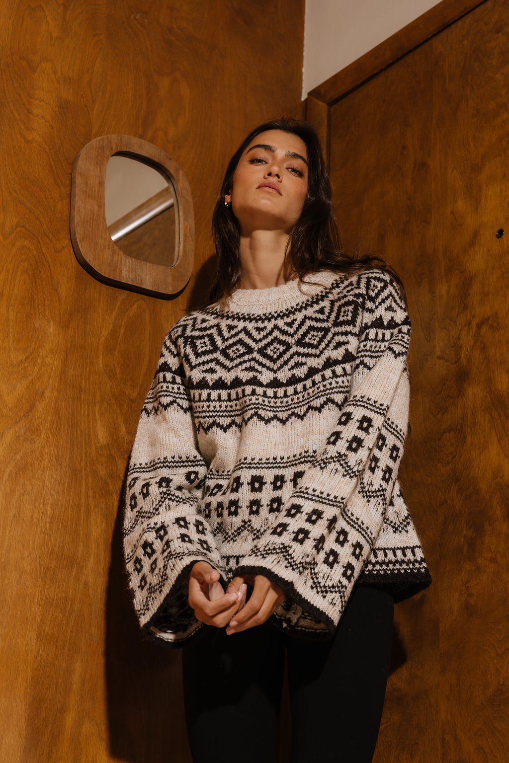 Merritt Geometric Sweater