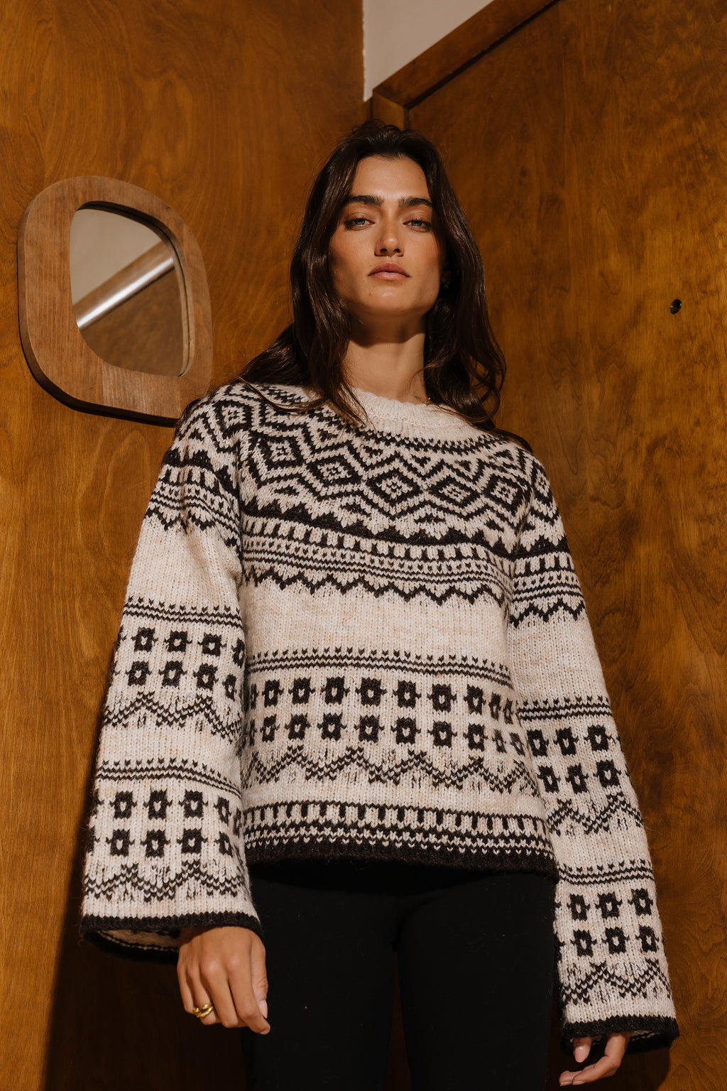 Merritt Geometric Sweater