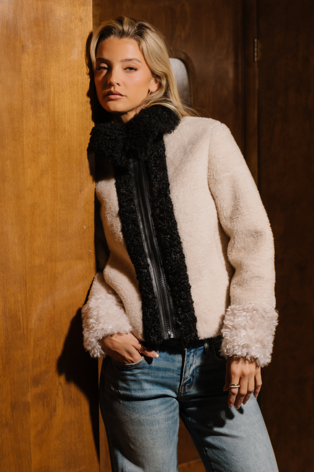 Kaulani Fleece Contrast Jacket