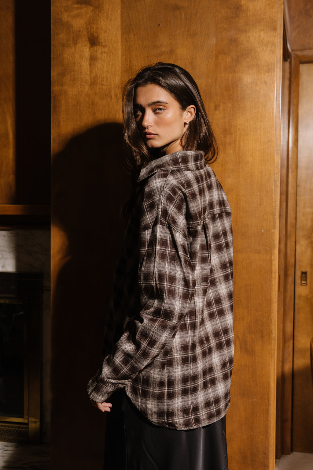 Lucie Plaid Button Up