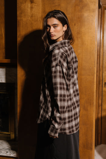 Lucie Plaid Button Up