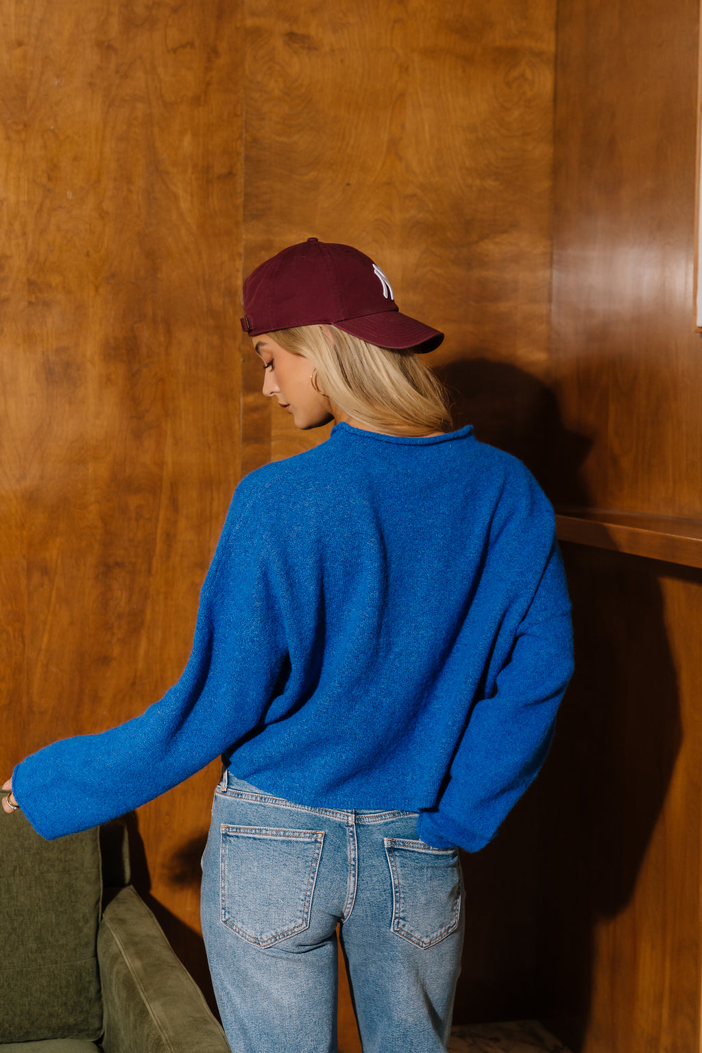 Maci Cardigan in Cobalt Blue