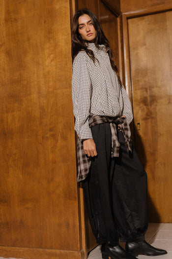 Jane Plaid Bomber Jacket