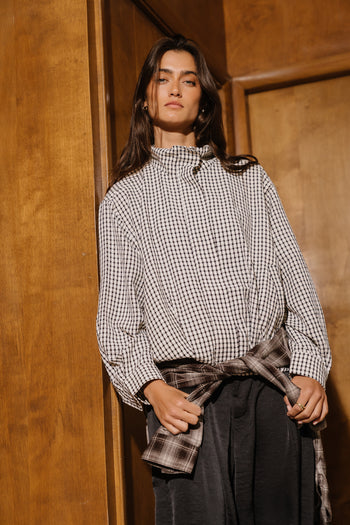 Jane Plaid Bomber Jacket