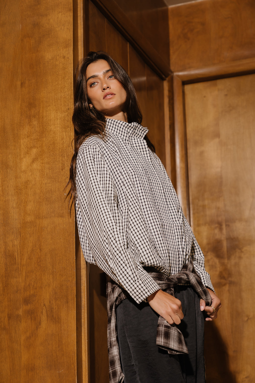 Jane Plaid Bomber Jacket