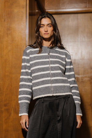 Angie Zip Up Sweater