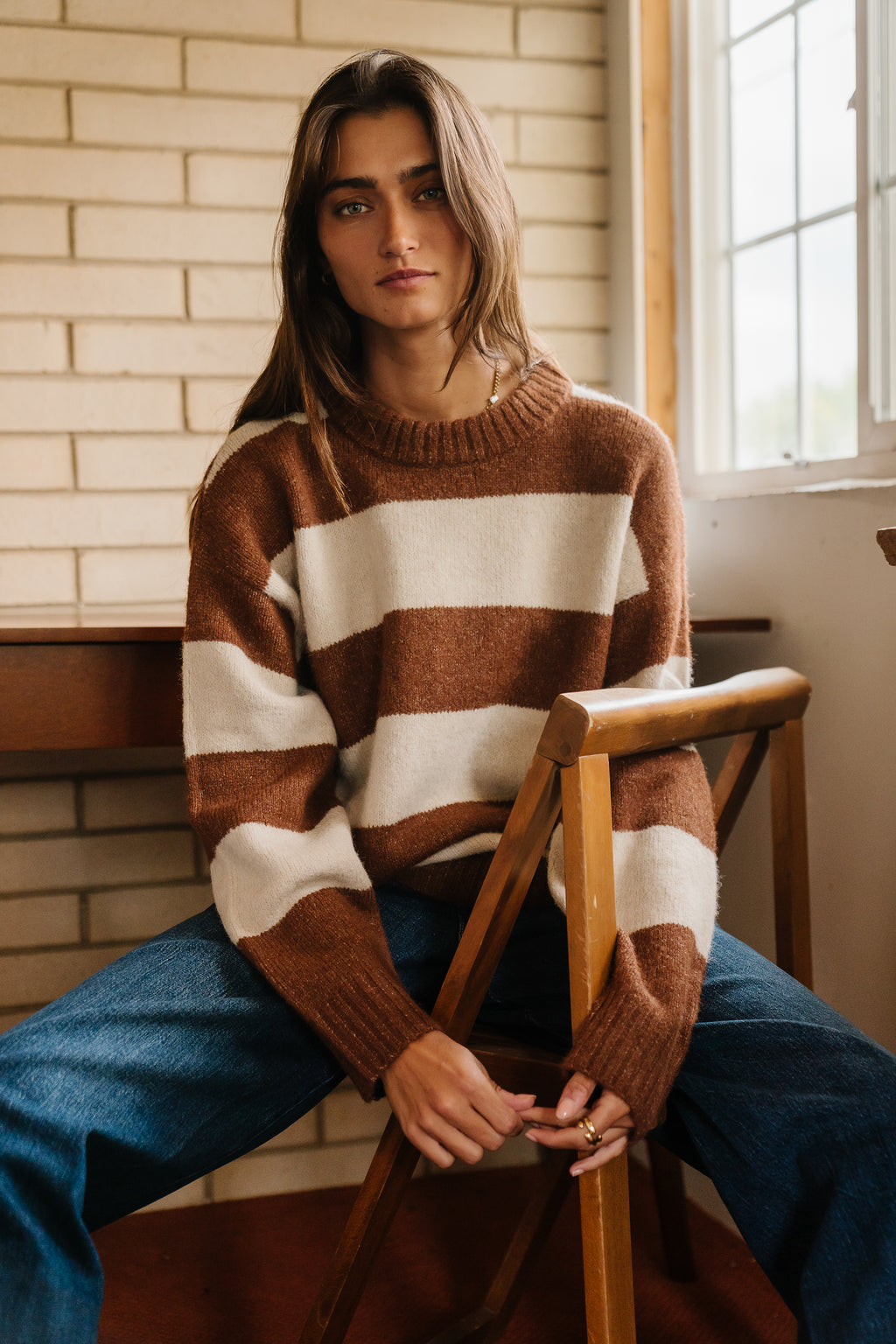 Eva Striped Sweater