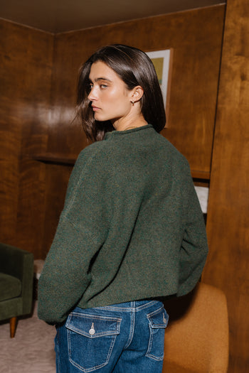 Maci Cardigan in Teal