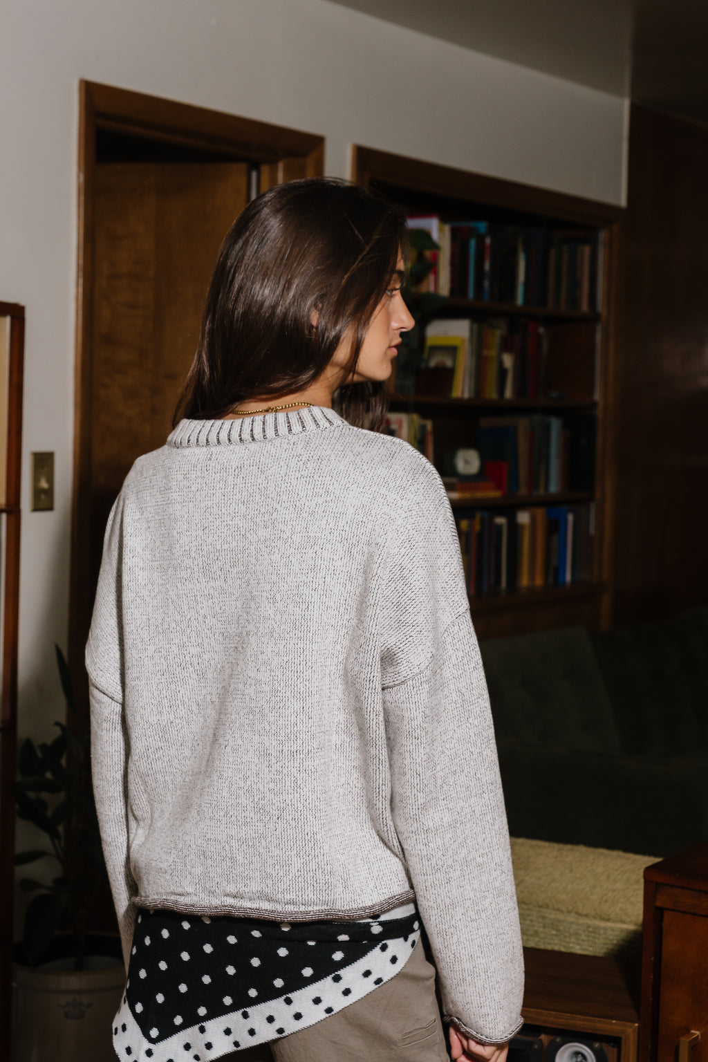 Shantel Two Tone Marled Sweater