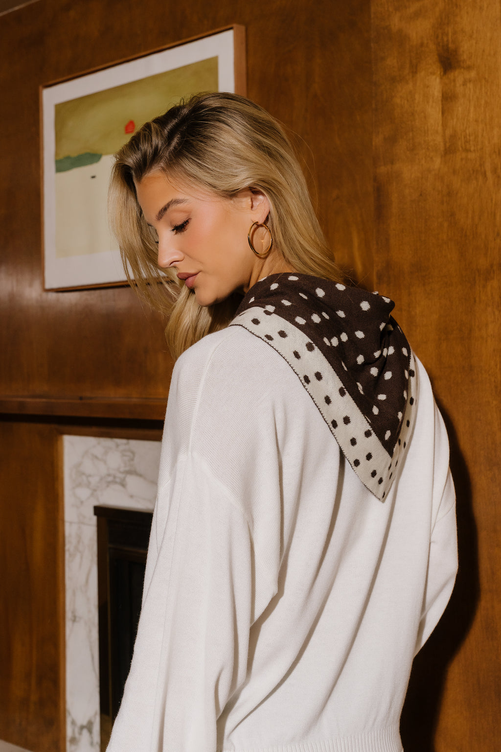 Lea Knit Sweater in Cream