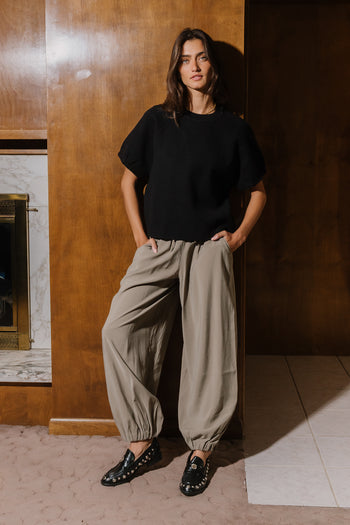 Andi Balloon Pants in Green