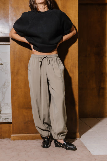 Andi Balloon Pants in Green