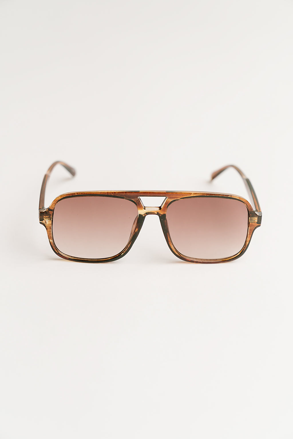 Lena Aviator Sunglasses in Brown