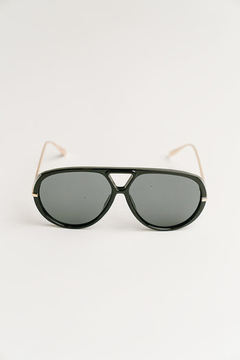 Vera Aviator Sunglasses in Black