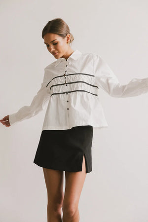 Effie Collared Blouse - FINAL SALE