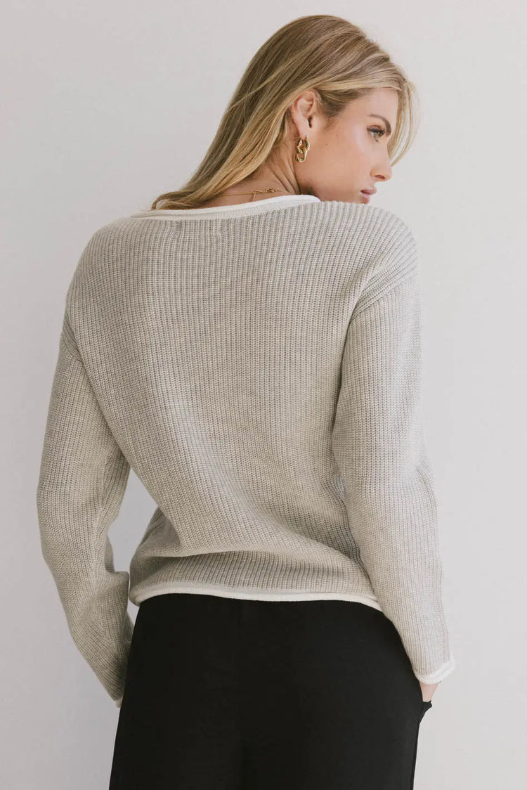 Knit sweater n grey 