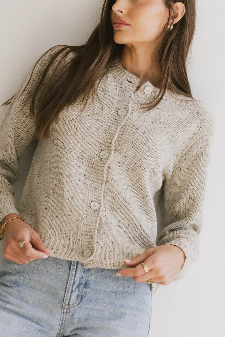 Oatmeal cardigan 