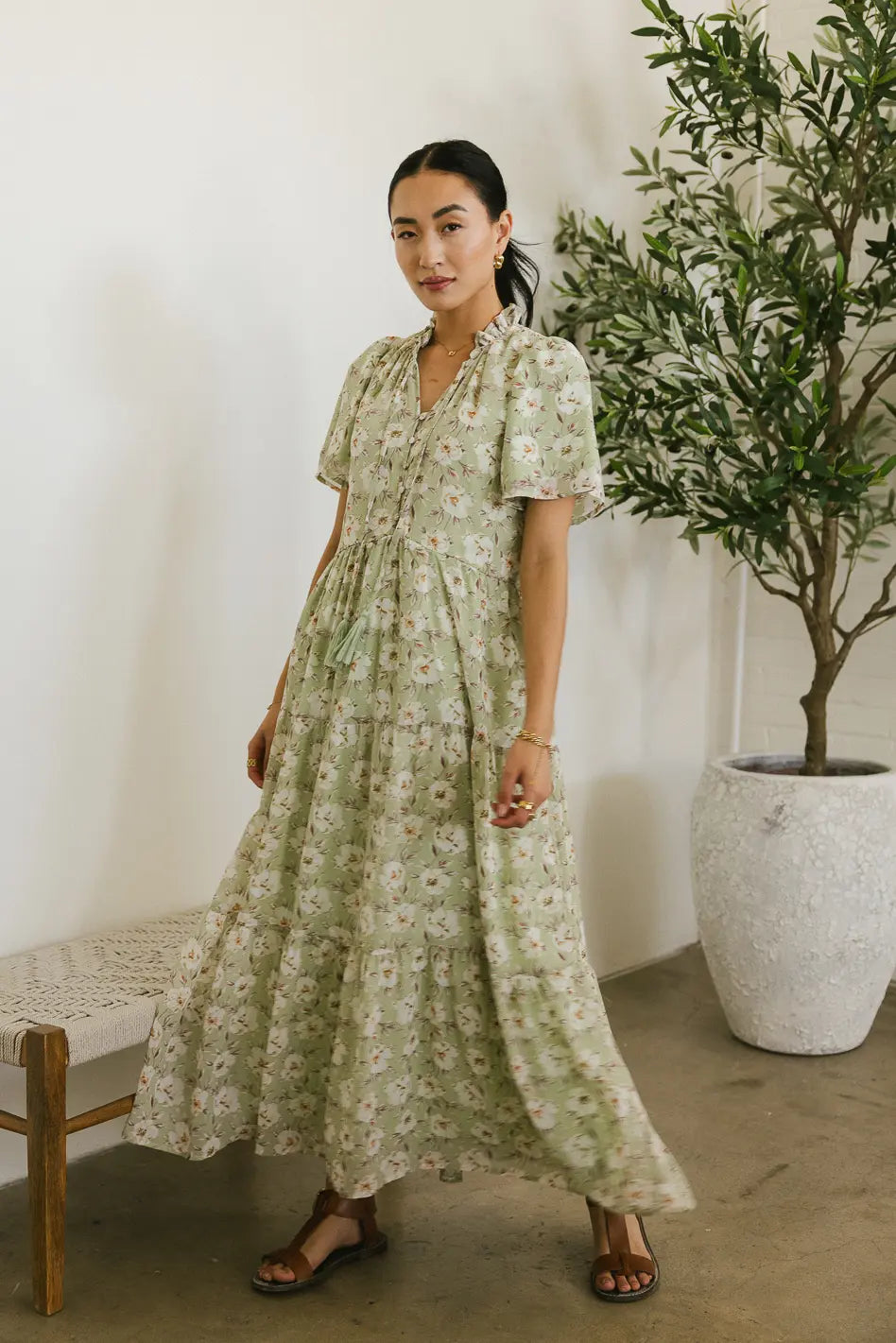 Milan Floral Maxi Dress