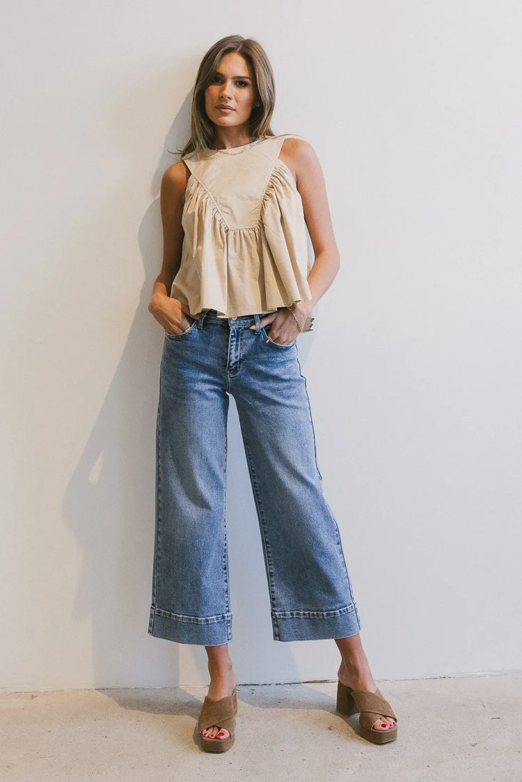 Wide legs denim 