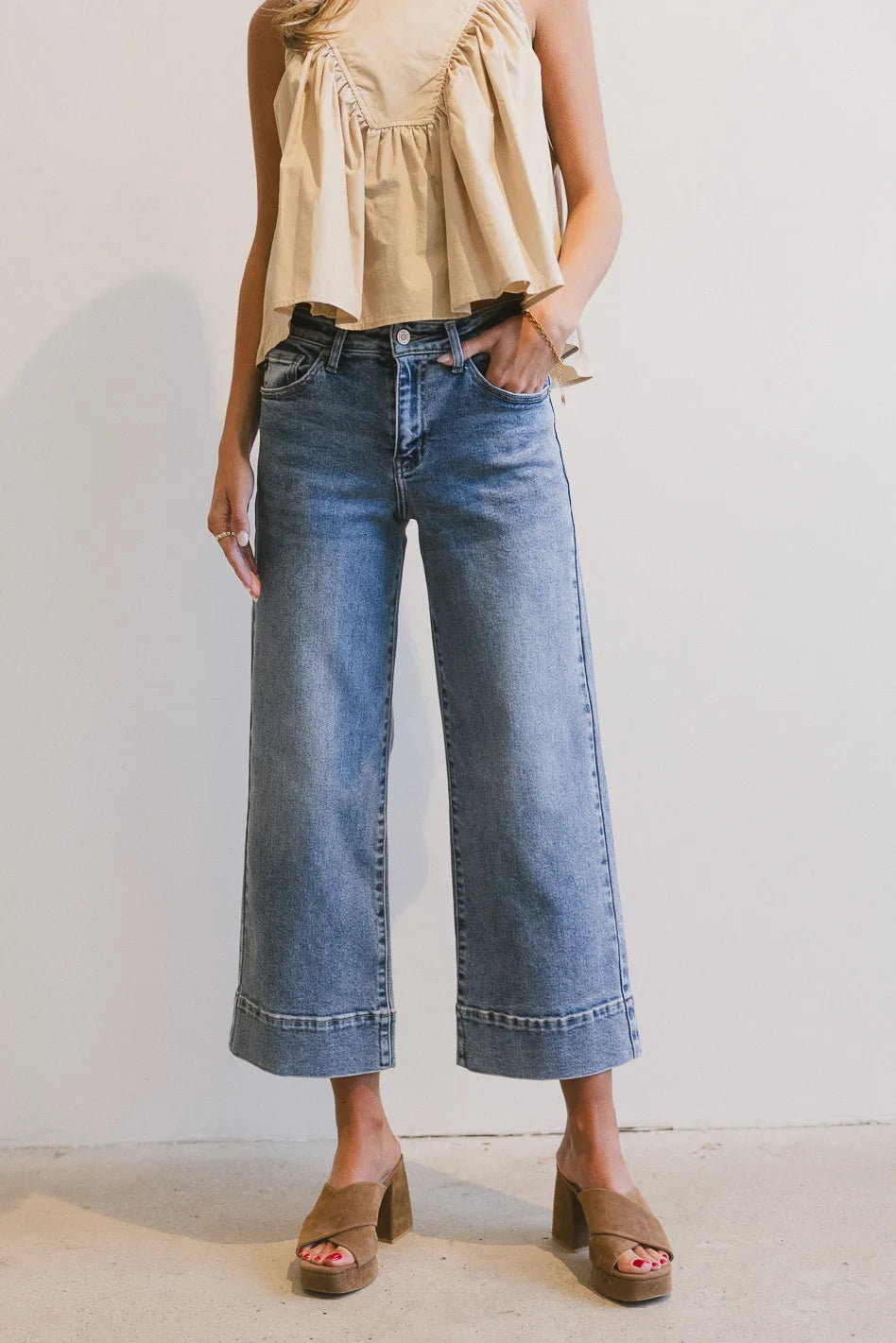 Cropped Jeans