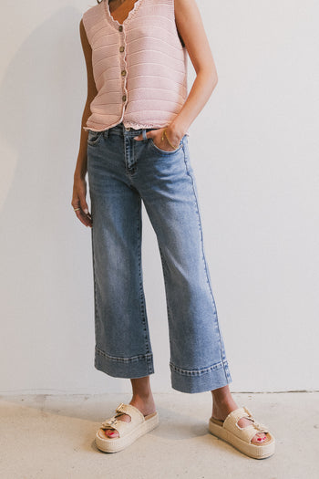 Torry Cropped Wide Leg Jeans - FINAL SALE