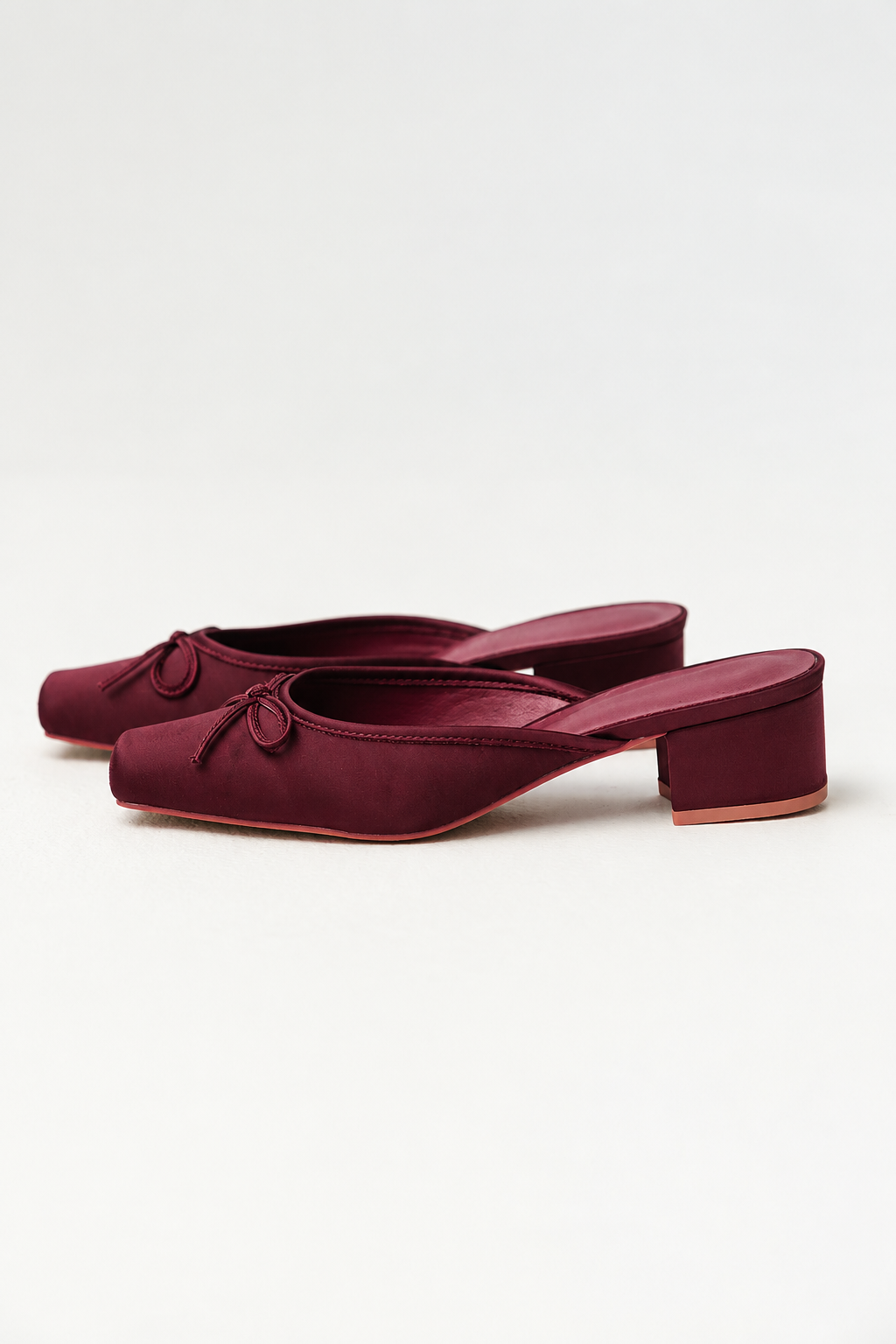 Geneva Mule in Burgundy