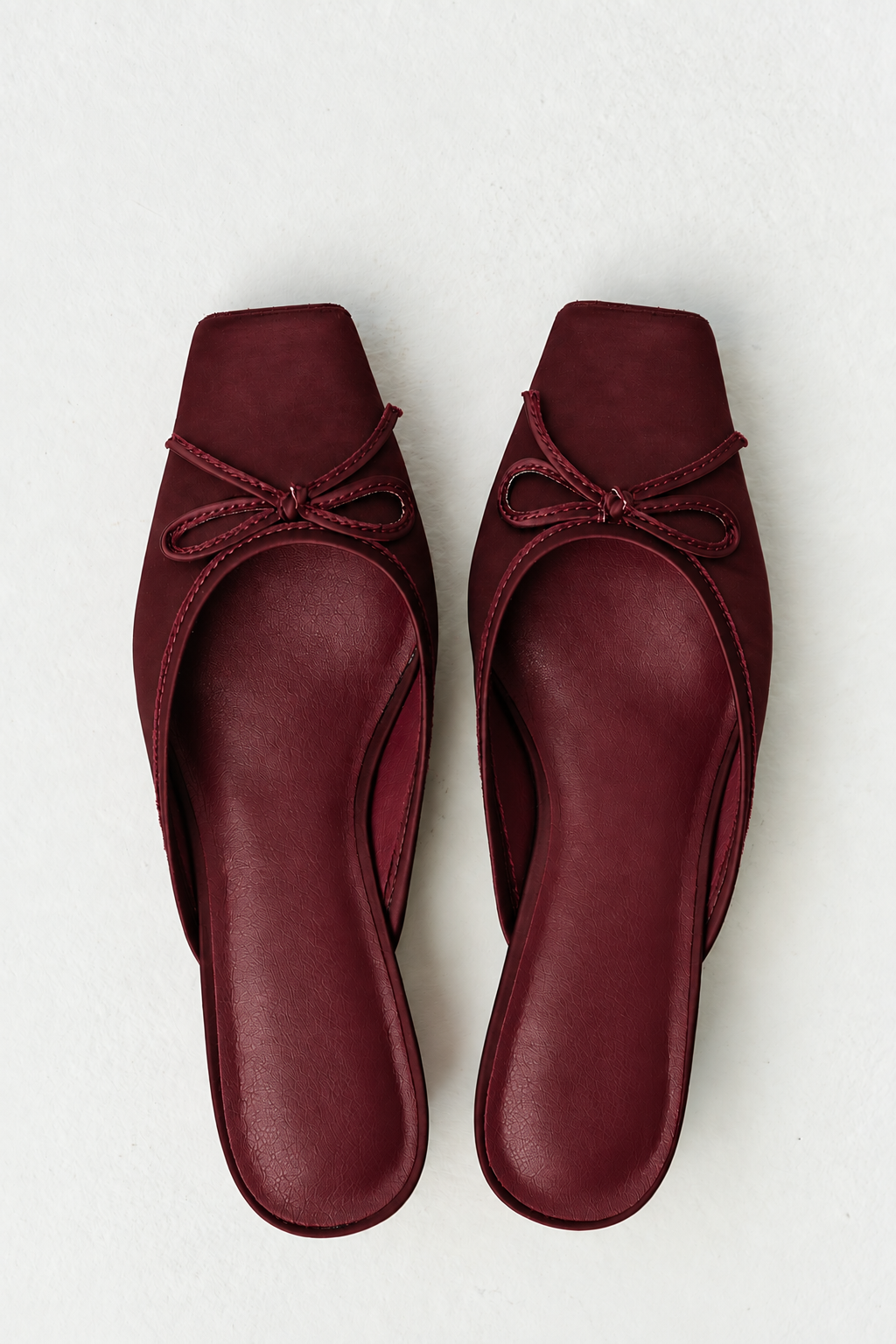 Geneva Mule in Burgundy