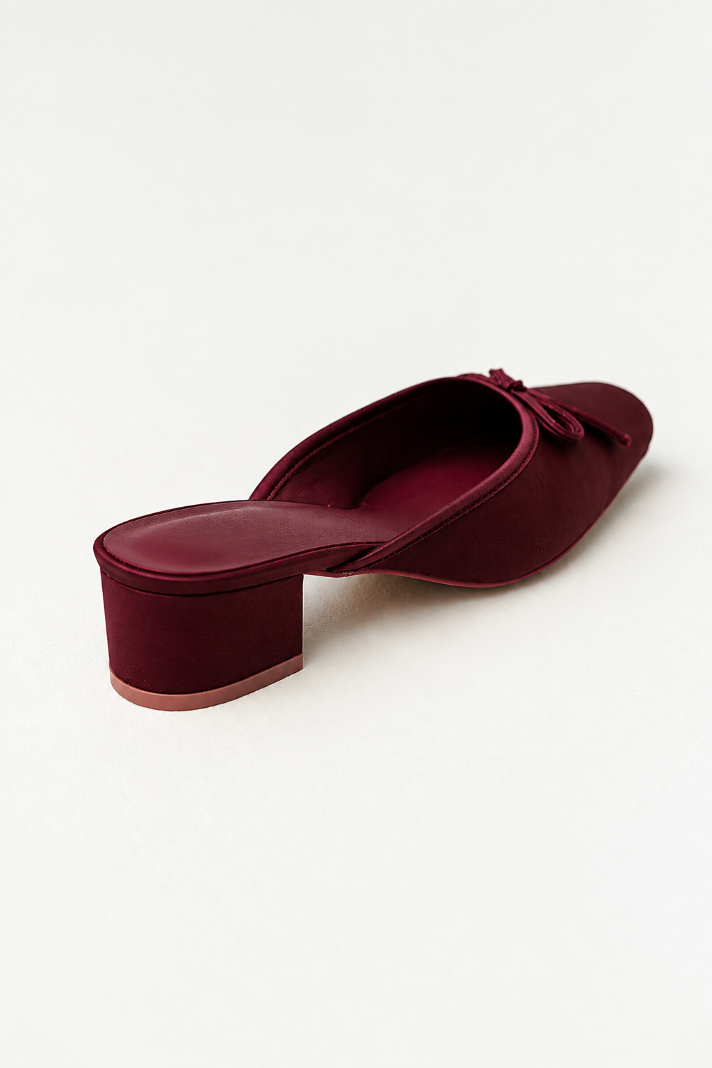 Geneva Mule in Burgundy
