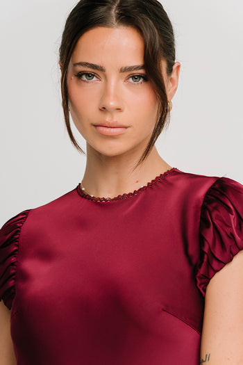 Ellianna Maxi Dress in Plum