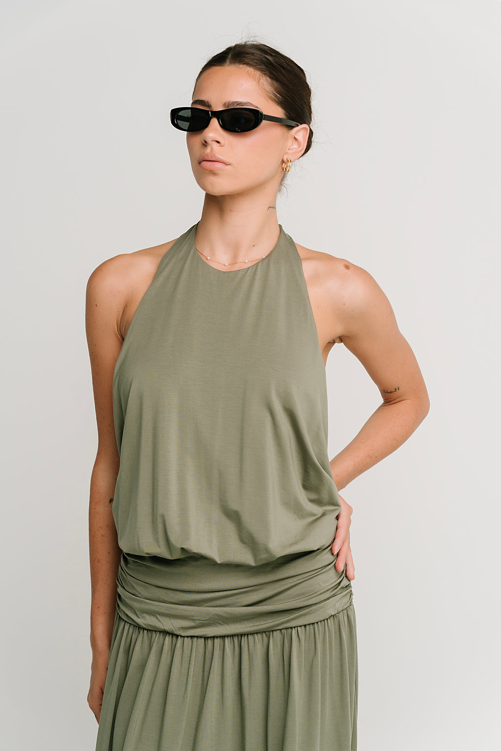 Mia Halter Maxi Dress