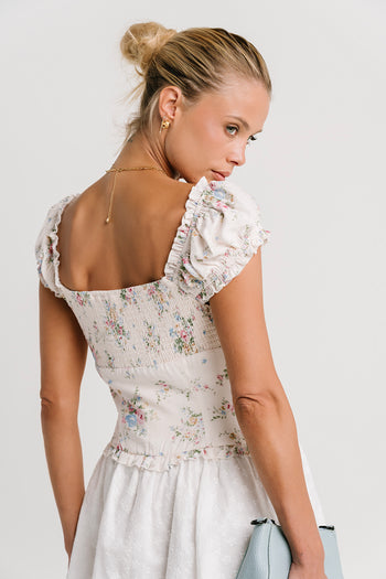 Maria Floral Mini Dress - FINAL SALE