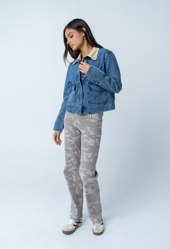 Brynley Denim Chore Jacket
