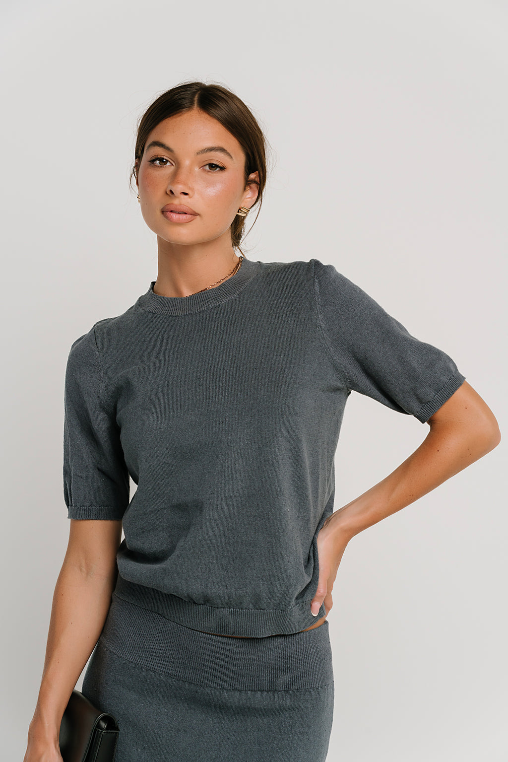 Maycie Knit Top in Blue